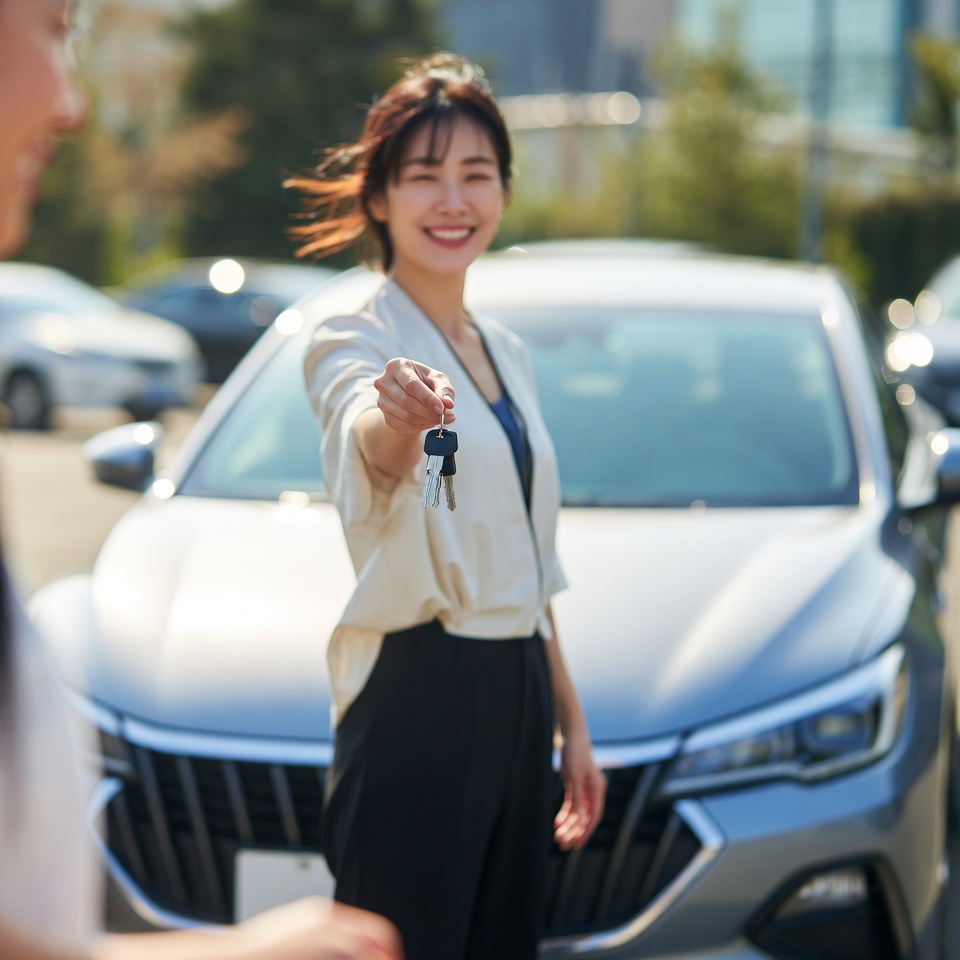 다른 사람 차 운전