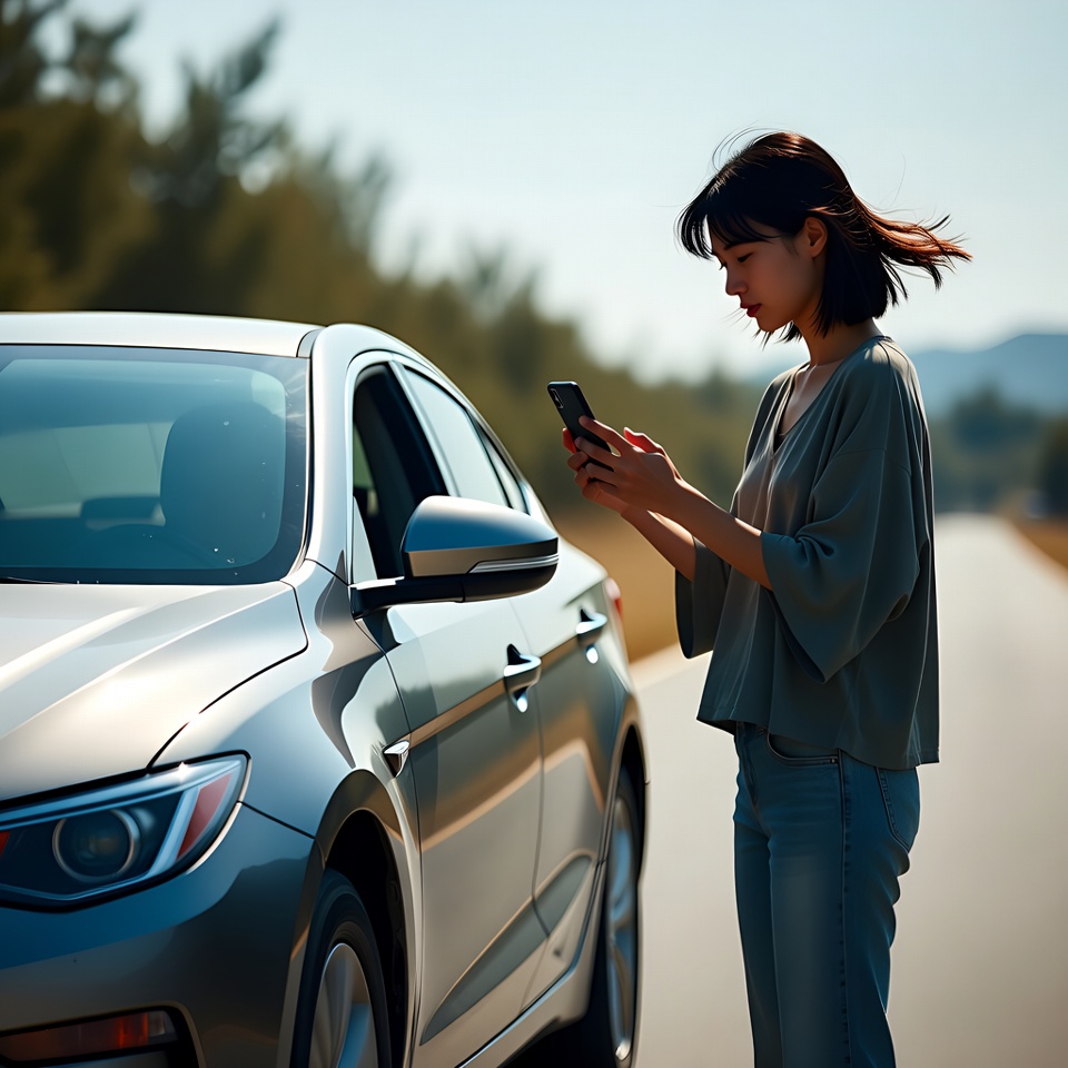 다른 사람 차 운전