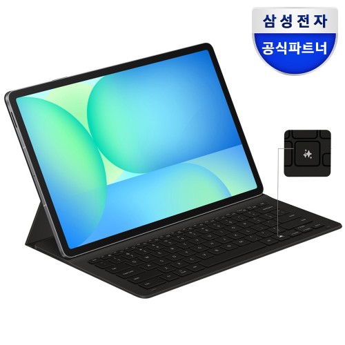 삼성 정품 AI 슬림 키보드 북커버 케이스 블랙, 갤럭시 탭 S10 FE 플러스